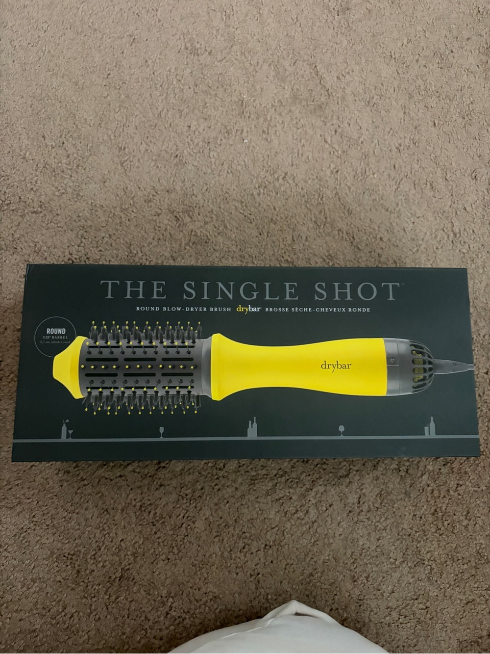Drybar Single Shot Round Blow-Dryer Brush in Yellow and Black